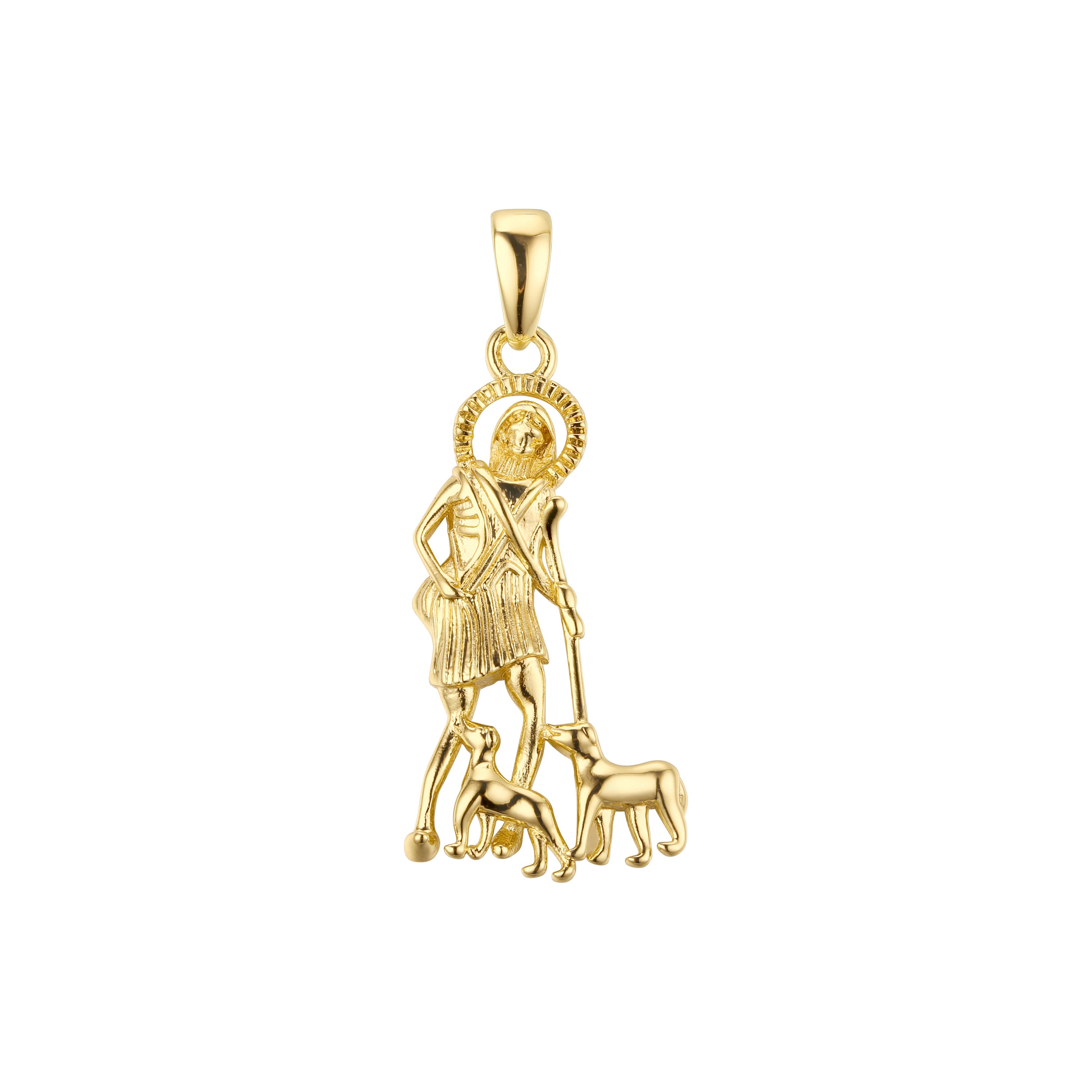 San lazaro 14k sales gold pendant