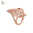 Leaves of filigree drop Rose Gold Fashion Rings