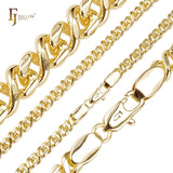 <p>14K Gold Schneckengliederketten mit Perlen in 2 Farben</p>