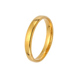 Wedding band rings of 6mm plated in White Gold, 14K Gold, 18K Gold, Rose Gold