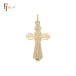 Orthodox 14K Gold Crucifix Cross Pendant