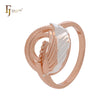 Angel's Feather Wings circle Rose Gold Fashion Rings