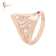 Chevron Filigree Rose Gold Fashion Rings