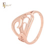 Elegant twsited Filigree Rose Gold Fashion Rings