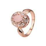 Rose Gold Halo rings