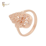 Pineapple cluster white CZs 14K GOld, Rose Gold, White Gold rings