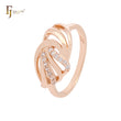 Double butterflies filigree Rose Gold Fashion Rings