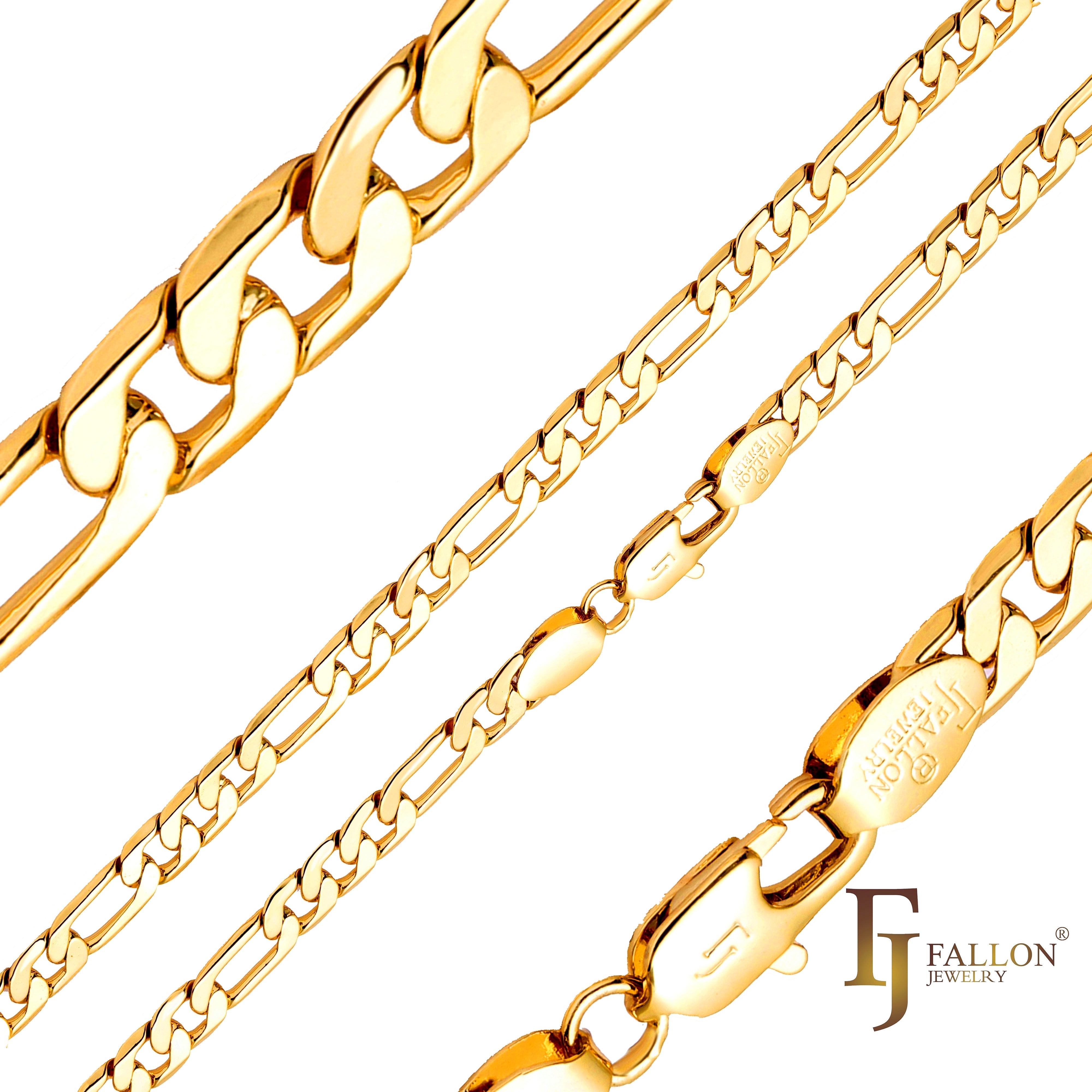 Classic Figaro link 18K Gold Chains