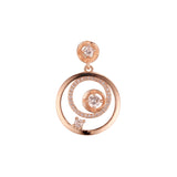 Pendant in Rose Gold, two tone plating colors