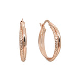 Rose Gold hoop earrings