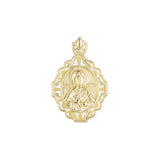 Saint Matrona pendant in Rose Gold two tone, 14K Gold plating colors