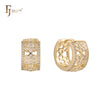 Aretes Huggie de oro de 14 quilates