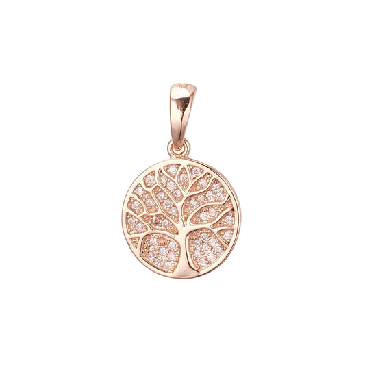 Pendant in Rose Gold, 14K Gold plating colors