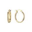 Hoop earring in 14K Gold, Rose Gold plating colors