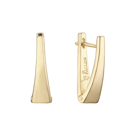 Pendientes en Oro de 14K, baño de Oro Rosa colores