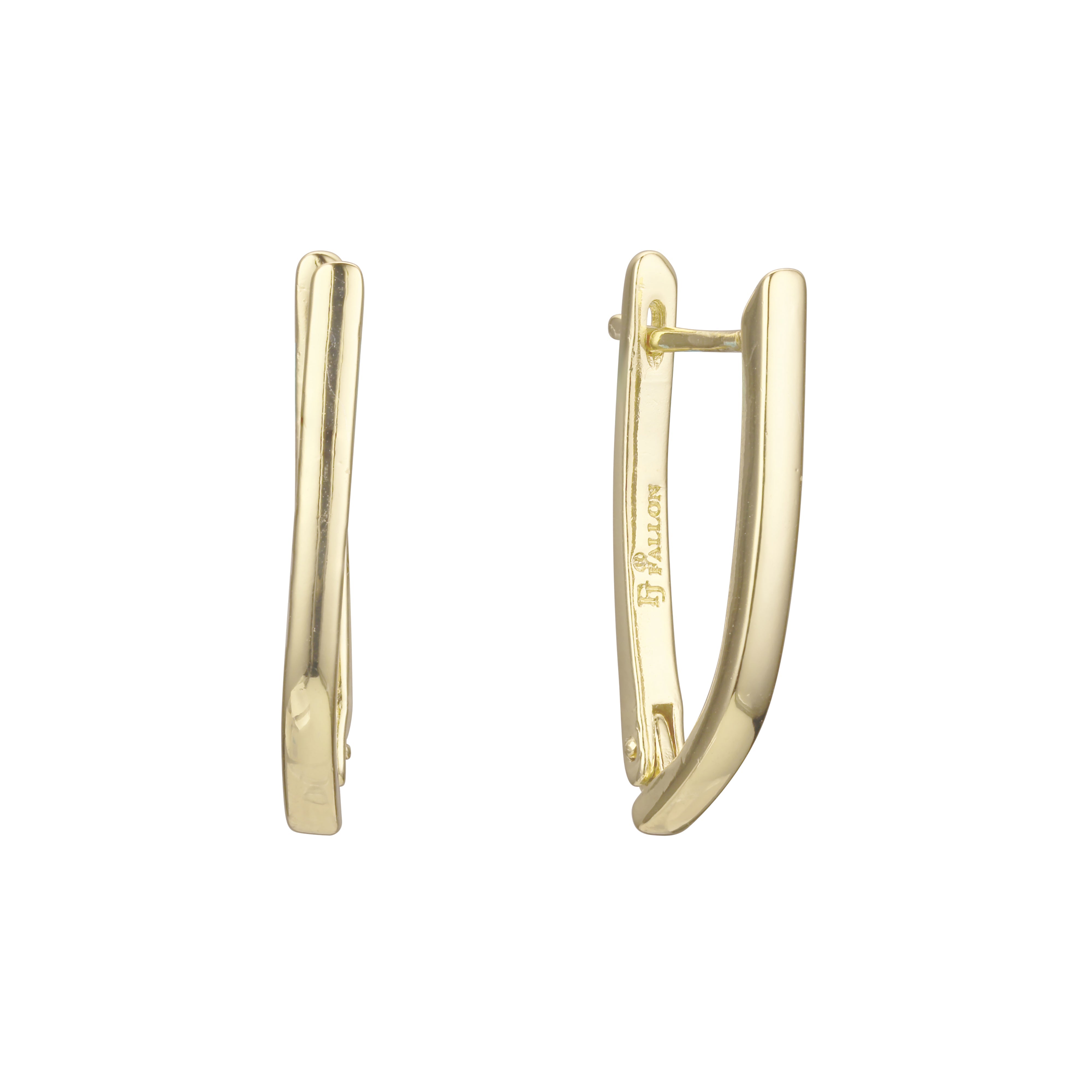 Aretes en Oro 14K, Oro Blanco, Baño en Oro Rosa colores