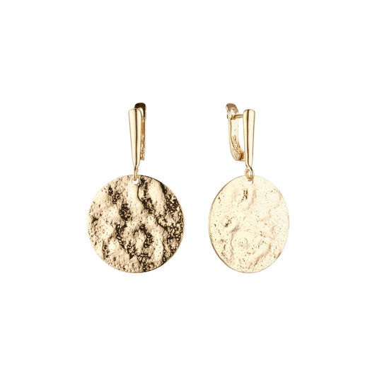 Pendientes en Oro de 14K, baño de Oro Rosa colores