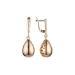 Beads drop earrings in 14K Gold, Rose Gold plating colors