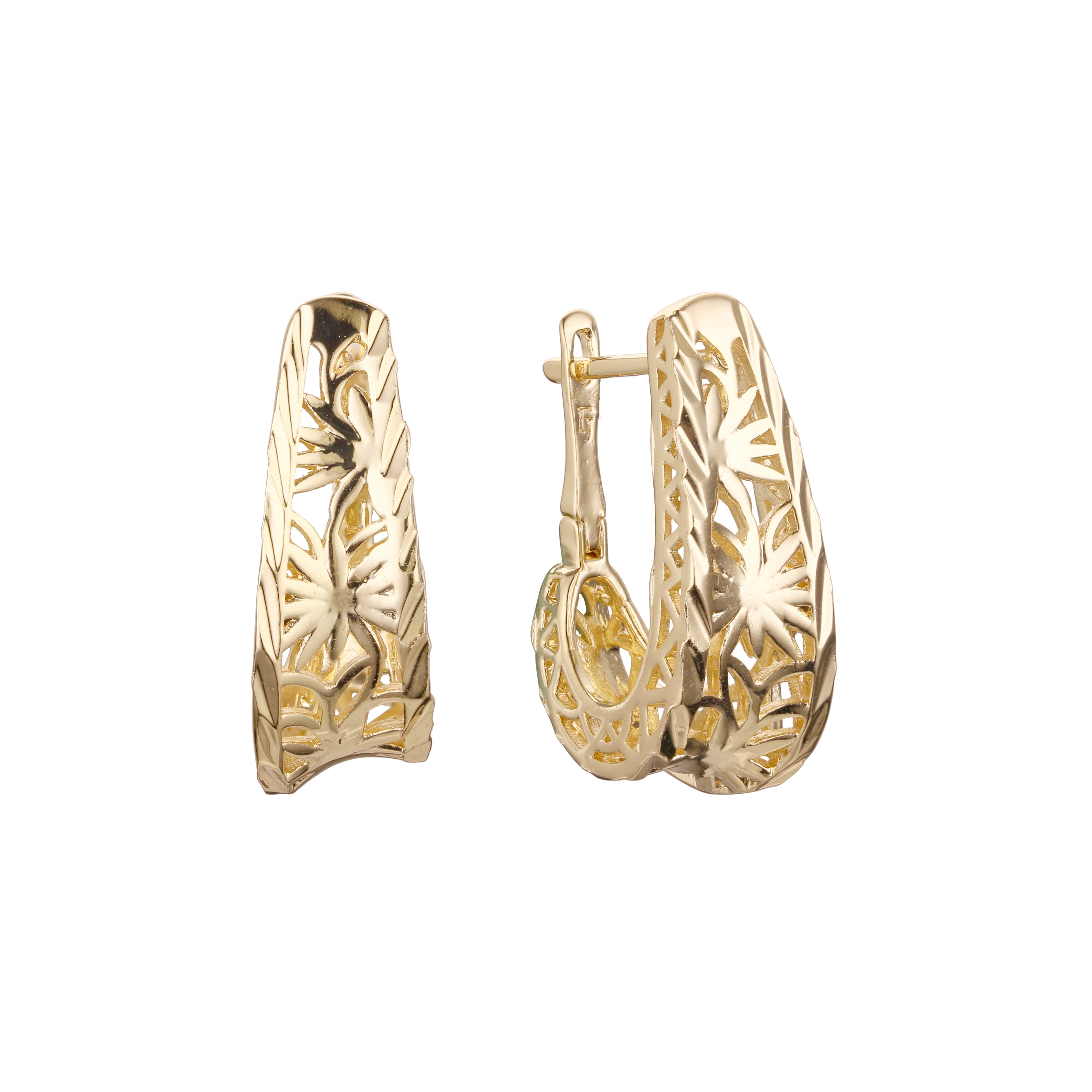 Earrings in 14K Gold, Rose Gold plating colors