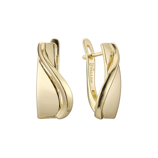 Earrings in 14K Gold, Rose Gold plating colors