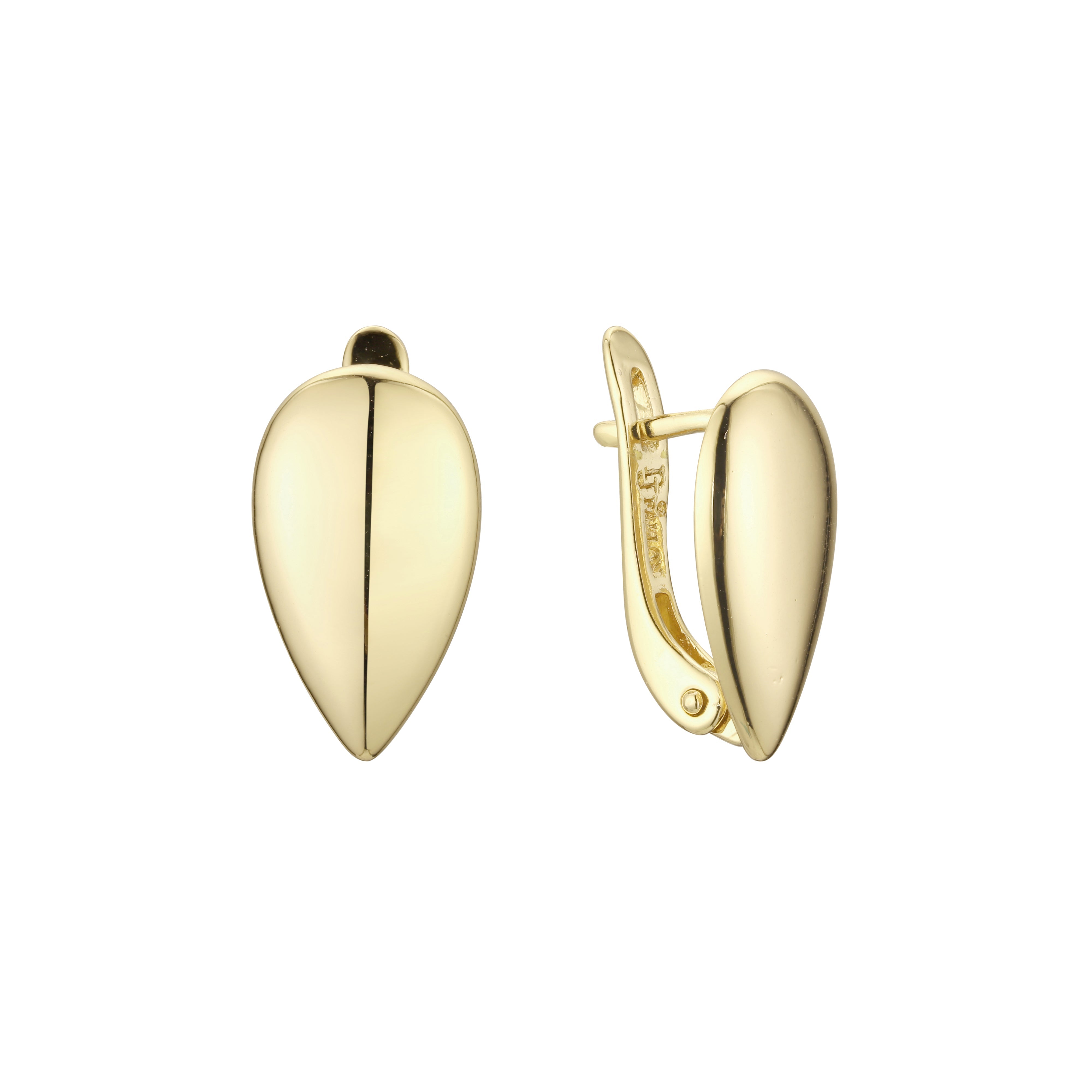 Earrings in 14K Gold, Rose Gold plating colors