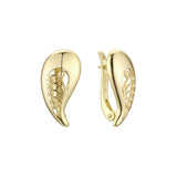 Earrings in 14K Gold, Rose Gold, two tone plating colors