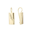 Wire hook earrings in 14K Gold, Rose Gold plating colors