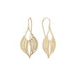 Wire hook earrings in 14K Gold, Rose Gold plating colors