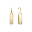 Wire hook earrings in 14K Gold, Rose Gold plating colors