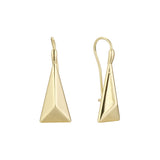 Wire hook earrings in 14K Gold, Rose Gold plating colors