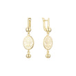 Beads earrings in 14K Gold, Rose Gold plating colors