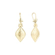 Wire hook earrings in 14K Gold, Rose Gold, two tone plating colors