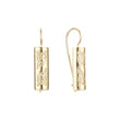 Wire hook earrings in 14K Gold, Rose Gold plating colors