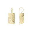 Wire hook earrings in 14K Gold, Rose Gold plating colors