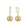 Aretes Beads en Oro de 14K, baño de Oro Rosa colores