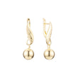 Aretes Beads en Oro de 14K, baño de Oro Rosa colores