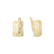 Earrings in 14K Gold, Rose Gold, two tone plating colors