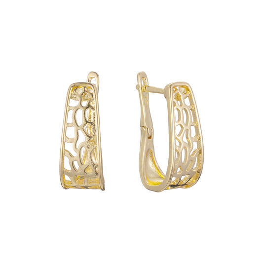 Earrings in 14K Gold, Rose Gold plating colors