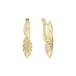 Elegant leaves earrings in 14K Gold, Rose Gold plating colors