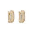 14k gold meander earrings