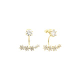 Aretes Star Jacket en Oro de 14K, baño de Oro Rosa en colores