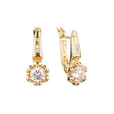 Earrings in 14K Gold, Rose Gold, two tone plating colors