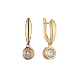 Earrings in 14K Gold, Rose Gold plating colors