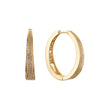 Huggie earrings in 14K Gold, 18K Gold plating colors