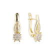 Earrings in 14K Gold, Rose Gold, two tone plating colors