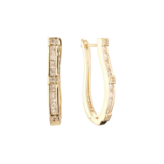 Earrings in 14K Gold, Rose Gold plating colors