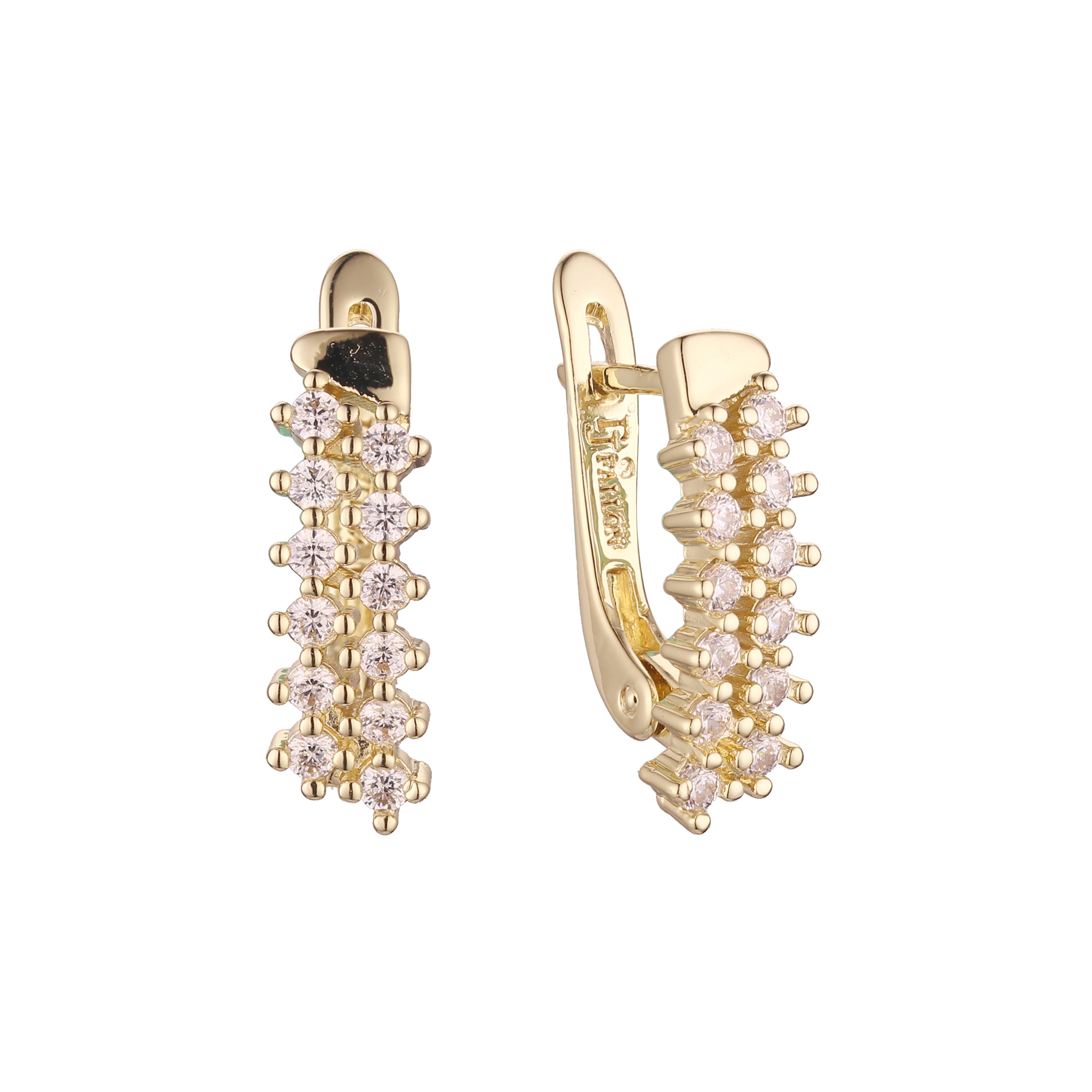 Earrings in 14K Gold, Rose Gold plating colors