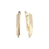 Aretes de racimo en Oro de 14K, Oro Rosa, baño de dos colores