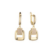 Earrings in 14K Gold, Rose Gold, two tone plating colors