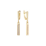 Earrings in 14K Gold, Rose Gold plating colors